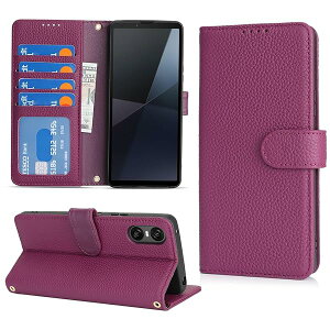 Xperia 10 VI �P�[�X �蒠�^ �J�[�h���[ �G�N�X�y���A10 VI �P�[�X �{�v ��e�� �ϏՌ� �X�^���h�@�\ �Ή� Sony �G�N�X�y���A SO-52E / SOG14 / A402SO / XQ-ES44 �P�[�X �蒠�^ ���U�[ �g�уJ