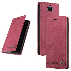 UnivoColors Sony Xperia 8 (SOV42 / 902SO) / Sony Xperia 8 Lite ���p�蒠�^�P�[�X �������� �X�^���h�@�\ �J�[�h���[ �}�O�l�b�g�� TPU�\�t�g�J�o�[ �S�ʕی� �J�����ی� �Ռ��z�� RF