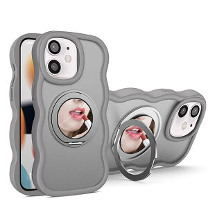 Iphone12/12Pro�p�� �P�[�X magsafe�Ή� �������� TPU �؍� ���� �E�F�[�u �\�t�g ����~�� ���t�� �ϏՌ� ������ �}�b�g�� ������� �X�}�z�P�[�X �A�C�t�H�� 12/12Pro �p �P�[�X 360°��]�X�^���h �c