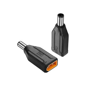 2�� XT60-DC7450�A�_�v�^�[ �R���o�[�^�[�w�b�h XT60-DC 7.4mm X 5.0mm���C�����XTS100�͂񂾂��āAFPV���j�^�[�d���A�h���[���p (XT60�I�X-DC7450�I�X)