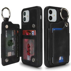 P[X iPhone 12/12 Pro wʃP[X|᳌^ wO@\tJ[h z_[tp, ACtH12 蒠P[X u@\ Xbgt ȃP[X iPhone12/12 Pro P[X wʎ[ 6.1in-