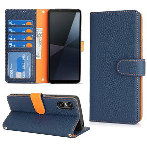 Xperia 10 VI �P�[�X �蒠�^ �J�[�h���[ �G�N�X�y���A10 VI �P�[�X �{�v ��e�� �ϏՌ� �X�^���h�@�\ �Ή� Sony �G�N�X�y���A SO-52E / SOG14 / A402SO / XQ-ES44 �P�[�X �蒠�^ ���U�[ �g�уJ