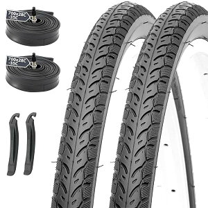 700×35C ���]�ԃ^�C�� 2�g�Z�b�g: ���[�h�o�C�N �N���X�o�C�N 700C 35C 37-622mm �����`���[�^�C���A�`���[�u - �ʋ� �ʊw �T�C�N�����O