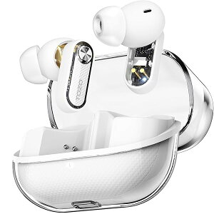 �yVGP 2026 ��܁z Crystal Pods �C���z�� bluetooth ���C�����X�C���z�� ANC/ENC �m�C�Y�L�����Z�����O 38dB�ጸ ���^�y�� ���ቹ�� �g�F�n���� �J�X�^��EQ �A�v���Ή� �O����荞��/AI�`���b�g/�����ʖ�