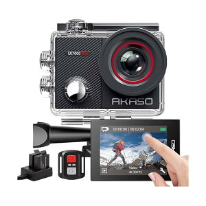 EK7000 Pro �A�N�V�����J���� 4K 2000����f �^�b�`�p�l���� Type-C�O���}�C�N�Ή� ��u���␳ WIFI���� �L�p�����Y 40m�h�� �����J���� HDMI�o�� �X�|�[�c �����R���t�� 2��1350mAh�o�b�e���[ �L�x�ȃA