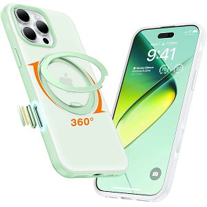 iPhone 16 Pro Max �p �P�[�X�y���掋���x�X�g�P�[�X�z���@�\���360°��]�X�^���h 2025 ������ �ϏՌ� �}�b�g�� ���΂݂Ȃ� �����Y�ی� �X�g���b�v�z�[���t�� magsafe ���C�����X�[�d�Ή� �uOstand O3 