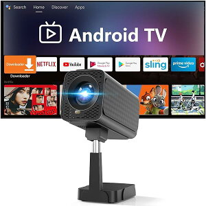 �y2026�ŐVAndroid TV �����ړd���t�H�[�J�X��������`�␳�z25000LM �v���W�F�N�^�[ �V�䓊�e �L�k���X�^���h�t�� �t��HD1080P 4K�Ή� �v���W�F�N�^�[ �ƒ�p ���P�x �Z�������e �y�� �X�}�z/�p�\�R