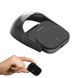 多機能 空中マウス Cheerdots2 プレゼン用ツール 分離可能 卓上モード・空中モード Windows・Mac対応 タッチパッド機能 USB充電式 超軽量 小型マウス 無線 DPI調整 ミニサイズ コンパクト (ブラック 通常版)