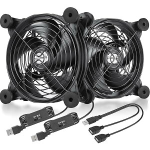 upHere 120mm USB��@ USB��p�t�@�� �~�j�����@ �É��^�C�v 3�i�K���� ������ ��� PC �Q�[���@