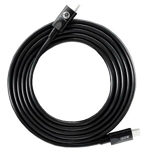 USB Type C�P�[�u��100W 5A PD �}���[�dUSB-C to USB-C �P�[�u��15m USB PD�Ή� �V���R���f�ލ̗p iPhone 16 /