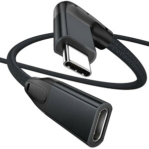 USB type C �����P�[�u�� L���^ 3M, ���p90�x USB-C 31 Gen 2 10Gbps�����f�[�^�]��PD 100W�}���[�dUSB C�I