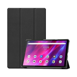 Lenovo Tab K10 �P�[�X �yELMK�z�y�� ���^ PU ���U�[ �X�}�[�g �J�o�[ �ϏՌ� ���h�~ �N���A �n�[�h
