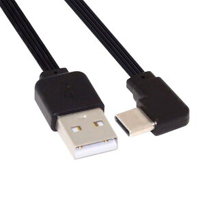 13cm USB 20 Type-A �I�X - USB-C Type-C ���E�p�x 90�x �f�[�^ �t���b�g �X���� FPC �P�[�u�� FPV & �f�B�X