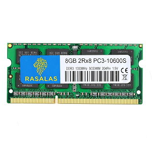 DDR3 1333MHz 8GB 10600S PC3-10600 SODIMM RAM CL9 204Pin Non-ECC �m�[�gPC�p ������