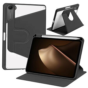 Xiaomi Pad Mini/Redmi K Pad �p �P�[�X 88�C���` �^�u���b�g �J�o�[ �X�^���h�@�\�t�� 360°��]�� ��