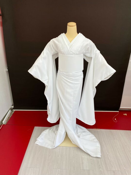 楽天市場】【受注生産】掛下&ワンタッチ作り帯セット 無地白 