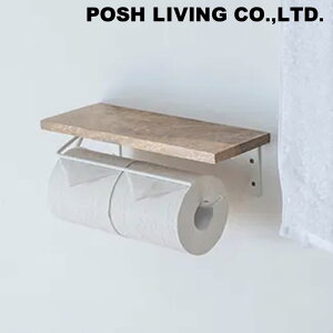 トイレットペーパーホルダー おしゃれ アンティーク 天板付き ダブル ホワイト 41371 アイアン×ウッド DIY ペーパーホルダー リフォーム アンティーク風 トイレ サニタリー 収納 ナチュラル