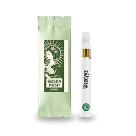 H4CBHリキッド 15% Geisha Kush 1ml 使い捨て バッテリー内蔵型　ハイブリッド、Weedyyzッ プロファイルテルペン,高濃度 日本製 セラミック ウィーディーズ チル 麻 ヘンプ カンナビノイド 420 THCフリー HHBD CRDP CBD CBN