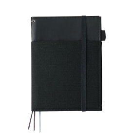 コクヨ(KOKUYO) ノートカバー 手帳 システミック リングノート対応 A5 レザー調 黒 50枚 ノ-V685B-D