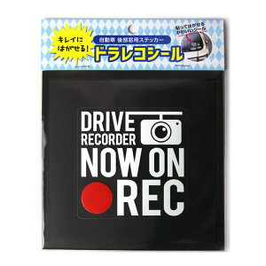 �h�����R�V�[�� ���� �����Ԍ㕔���p �X�e�b�J�[ �h���C�u���R�[�_�[ DRIVE RECORDER STICKERS �V���v�� �h�� �_�~�[
