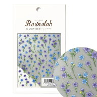Resin club(レジンクラブ) 桔梗【両面】レジンシール