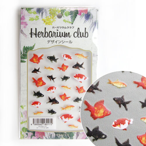 Herbarium club(ハーバリウムクラブ) 金魚 シール