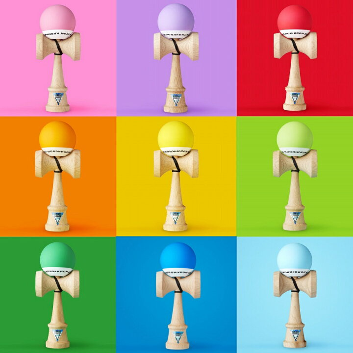 楽天市場 可愛いけん玉 Krom Pop クロム Kendama 18cm 競技 おうちあそび Weekend By Tryl