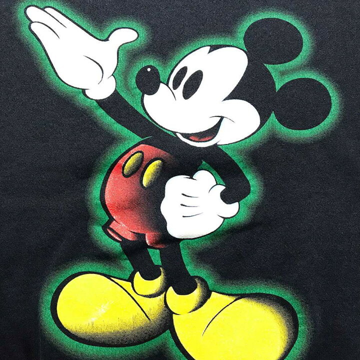楽天市場 ミッキー キャラクタースウェット サイズ表記 Xl ブラック Mickey Disney ディズニー プリント トレーナー 黒 ビッグサイズ ビッグシルエット 古着 中古 Wv1912 1035 Wego Vintage Online Store