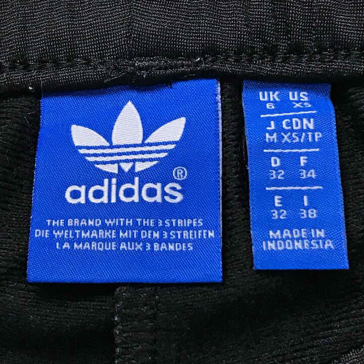 楽天市場 アディダス ジャージパンツ サイズ表記 Xs ブラック Adidas ワンポイント トレフォイル 三本線 スポーツ 刺繍 ロゴ 古着 中古 Wv1912 0533 Wego Vintage Online Store