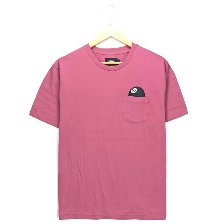 楽天市場 ステューシー ストリートブランドtシャツ サイズ表記 M ピンク Stussy 8ボール ストリート ポケｔ 半袖 古着 中古 Wv1912 0640 Wego Vintage Online Store