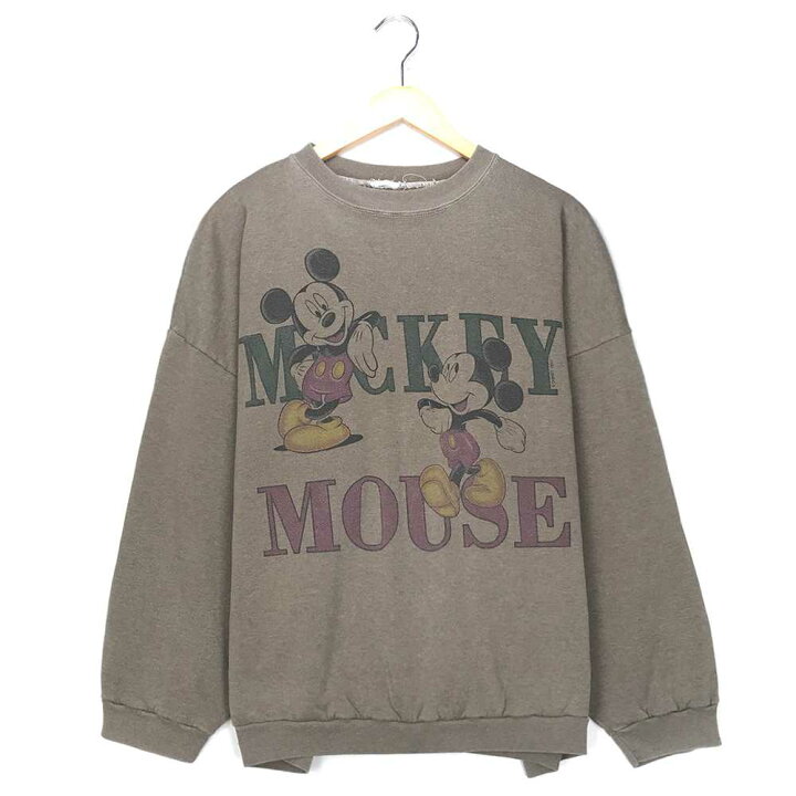 楽天市場 ミッキー キャラクタースウェット ブラウン Mickey Mouse トレーナー ミッキー Disney ディズニー 茶 キャラスウェ 古着 中古 Wv1912 07 Wego Vintage Online Store 楽天市場 ミッキー キャラクタースウェット ブラウン Mickey Mouse トレーナー ミッキー Disney ディズニー 茶 キャラスウェ 古着 中古 Wv1912 07 Wego Vintage Online Store
