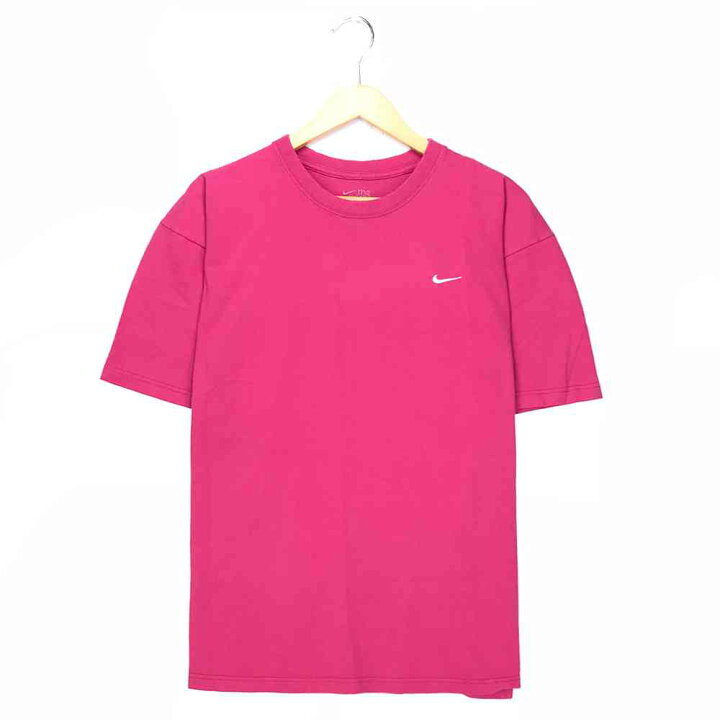 楽天市場 ナイキ スポーツブランドtシャツ サイズ表記 Xl ピンク Nike 刺繍 スウォッシュ 半袖 ロゴ ワンポイント 古着 2108 中古 Wv1912 0905 Wego Vintage Online Store