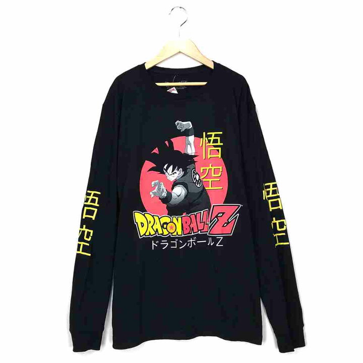 楽天市場】DRAGON BALL 長袖Tシャツ サイズ表記 L ブラック タグ付き 