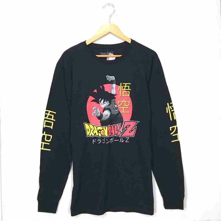 楽天市場】DRAGON BALL 長袖Tシャツ サイズ表記 L ブラック タグ付き 