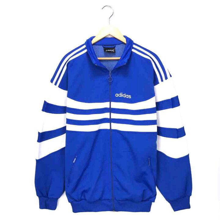楽天市場】アディダス ブランドジャージ サイズ表記 L ブルー adidas 