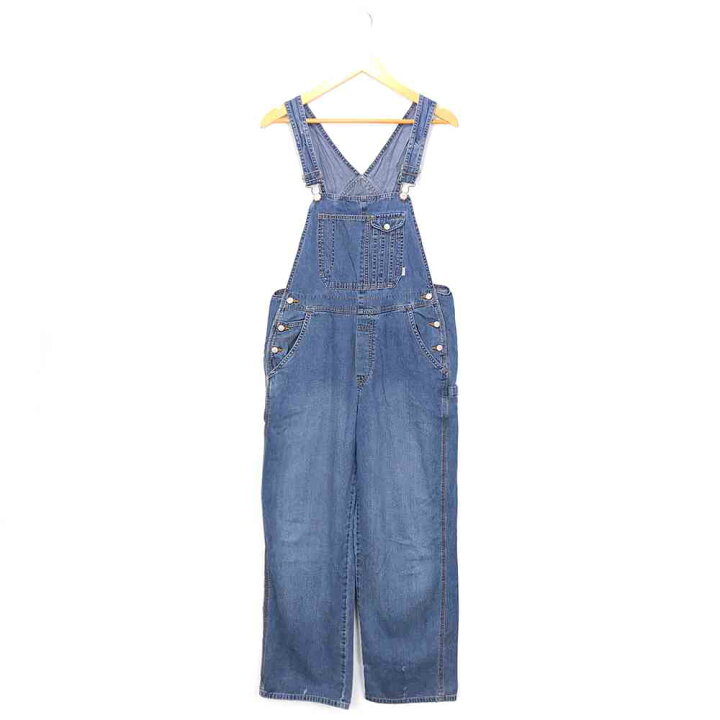 楽天市場】OLD NAVY オーバーオール サイズ表記 M ブルー デニム ロゴ 