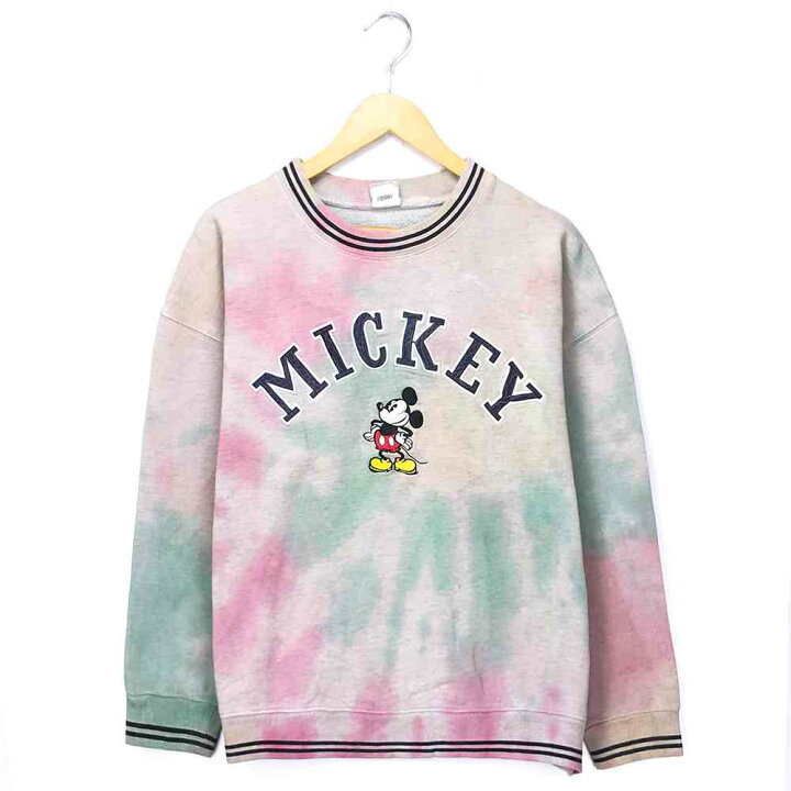 楽天市場 ミッキー キャラクタースウェット ピンク Mickey Disney トレーナー ディズニー 長袖 タイダイ 刺繍 キャラスウェ 緑 グリーン 古着 中古 Wv05 2392 Wego Vintage Online Store 楽天市場 ミッキー キャラクタースウェット ピンク Mickey Disney トレーナー ディズニー 長袖 タイダイ 刺繍 キャラスウェ 緑 グリーン 古着 中古 Wv05 2392 Wego Vintage Online Store