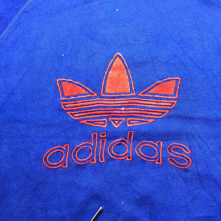 楽天市場 アディダス スポーツブランドスウェット ブルー Adidas 長袖 トレフォイルロゴ 刺繍 青 トレーナー 古着 中古 Wv2101 0077 Wego Vintage Online Store