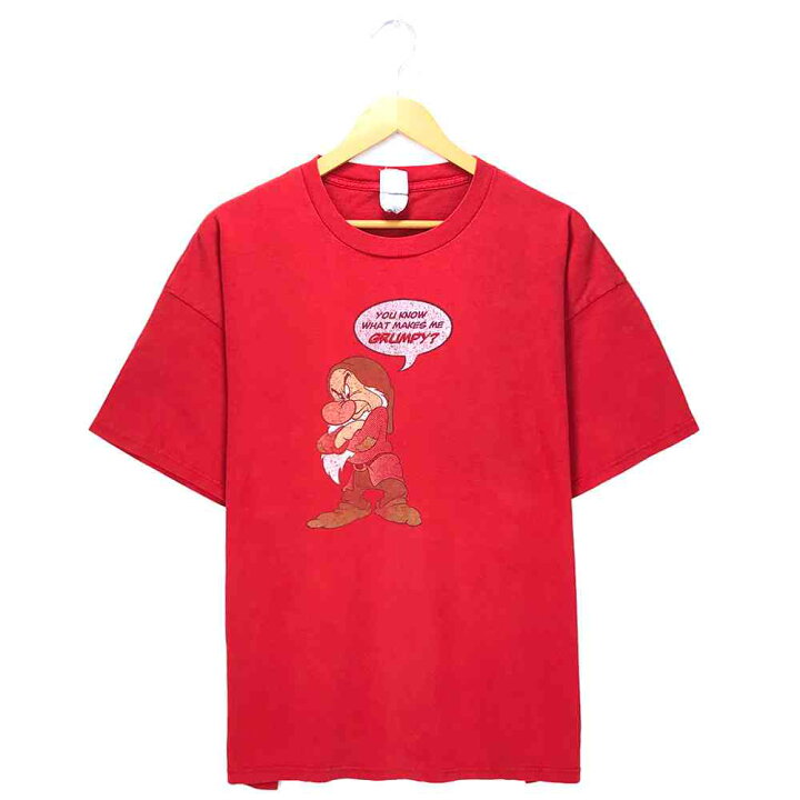 楽天市場】グランピー キャラクターTシャツ サイズ表記 XL レッド 7人 