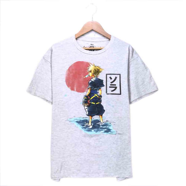 楽天市場】KINGDOM HEARTS キャラクターTシャツ サイズ表記 L グレー 