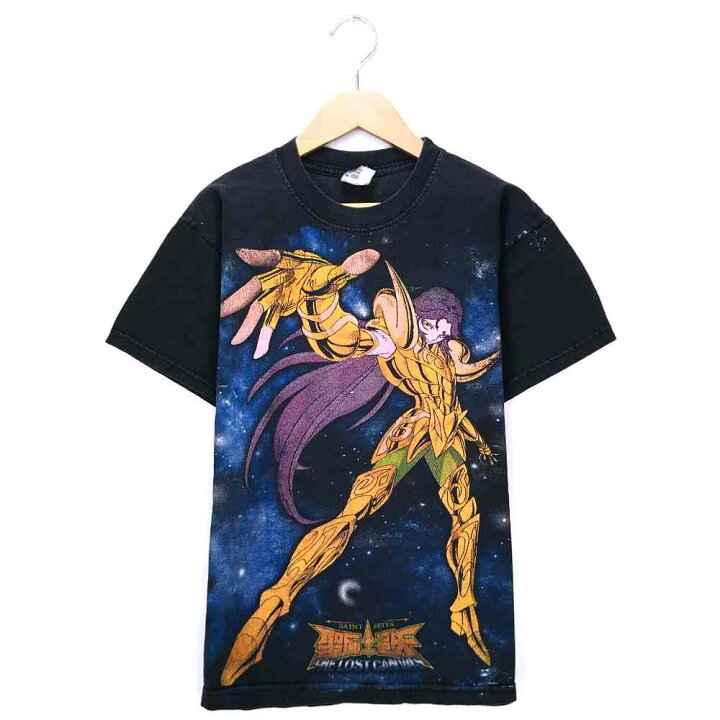 楽天市場】聖闘士星矢 キャラクターTシャツ ブラック SAINTSEIYA  