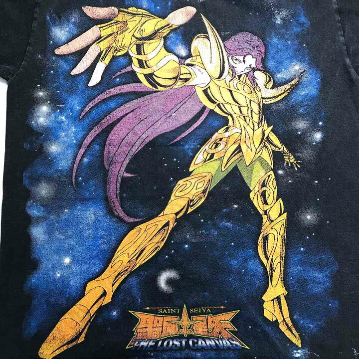 楽天市場】聖闘士星矢 キャラクターTシャツ ブラック SAINTSEIYA  