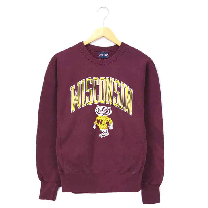楽天市場】JANSPORT カレッジスウェット レッド トレーナー WISCONSIN 