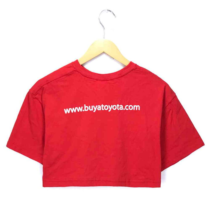 楽天市場】TOYOTA リメイク ショートTシャツ サイズ表記 M レッド 