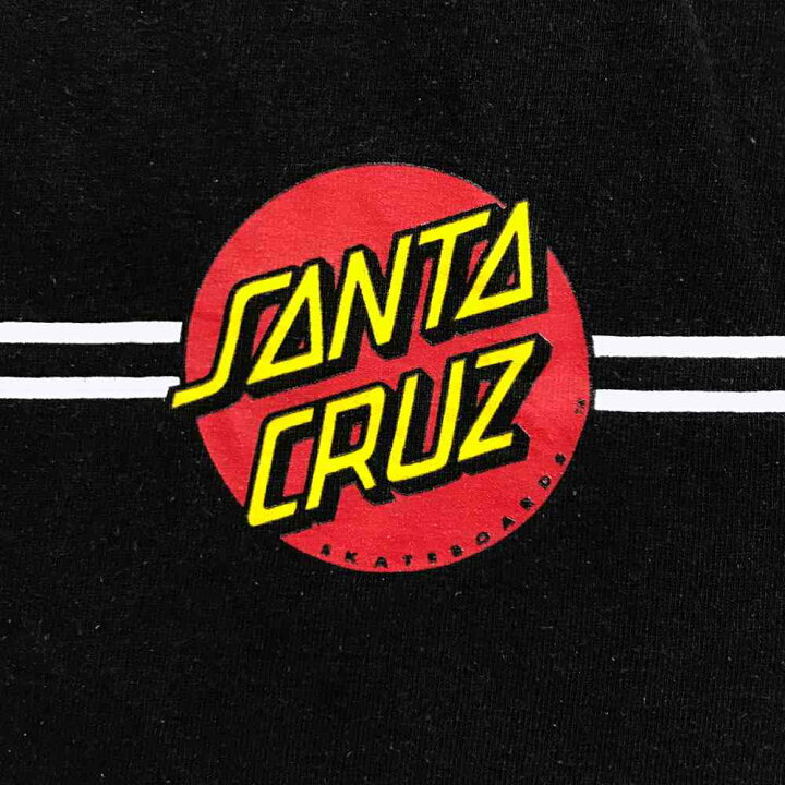 楽天市場】SANTA CRUZ スケートTシャツ サイズ表記 M ブラック 半袖 