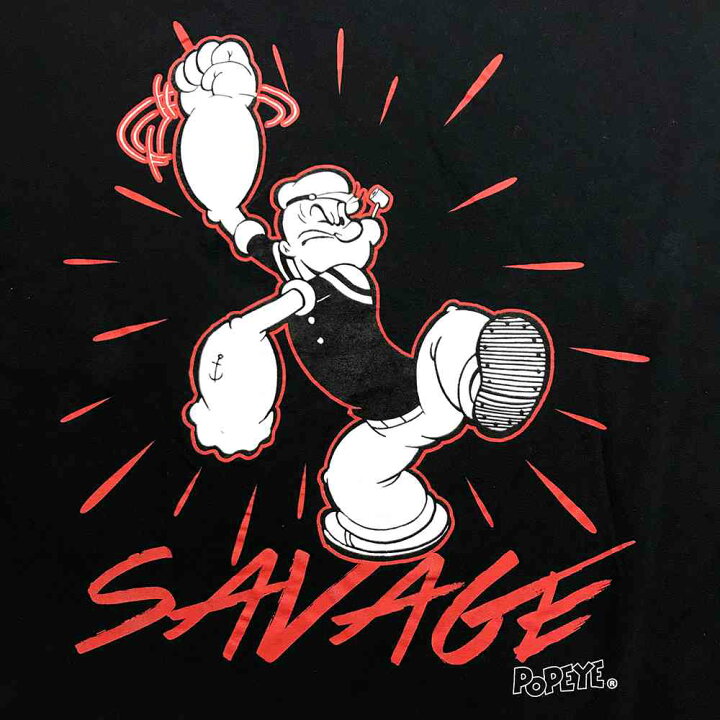 楽天市場 ポパイ キャラクターｔシャツ サイズ表記 Xxl ブラック Popeye プリント 半袖 黒 ビッグｔ ビッグシルエット キャラt 古着 6022 中古 Wv2101 1153 Wego Vintage Online Store
