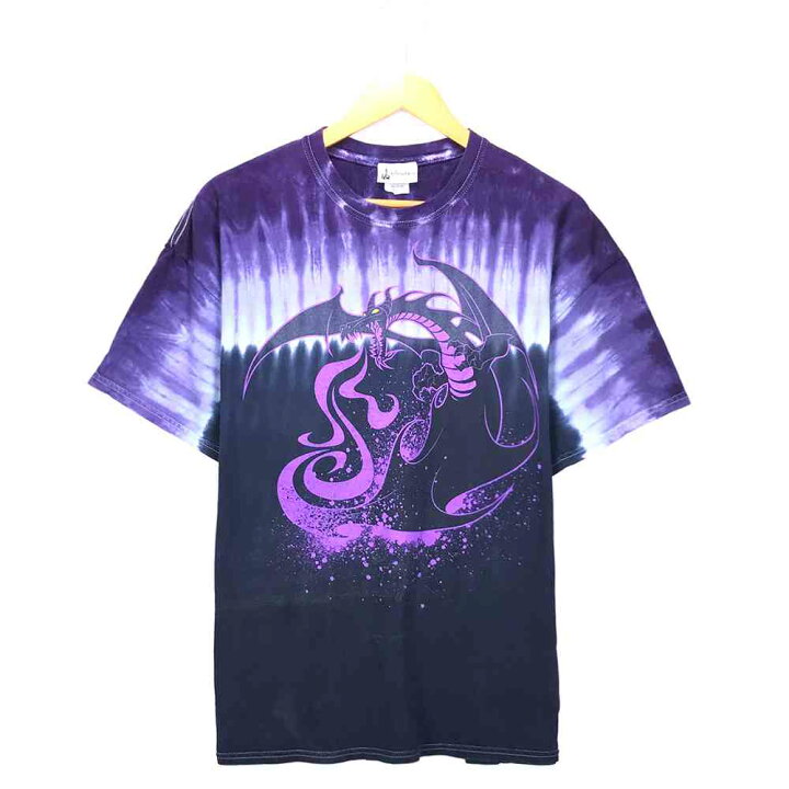 楽天市場 Disney キャラクターｔシャツ パープル Disney ディズニー プリント 半袖 ビッグt ビッグシルエット 紫 マレフィセント ヴィラン 古着 6022 中古 Wv2101 10 Wego Vintage Online Store
