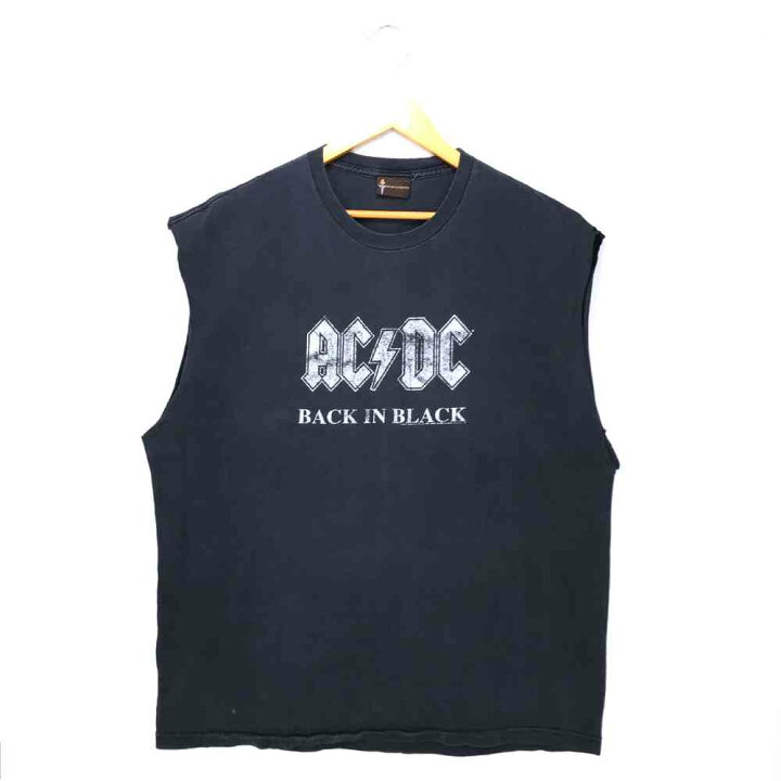 楽天市場】エーシーディーシー バンドTシャツ ブラック AC/DC バンT 