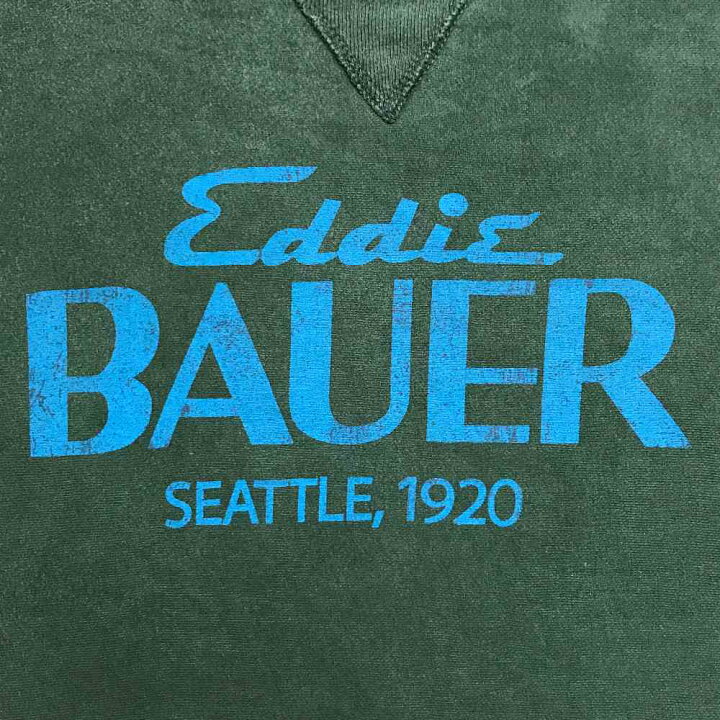 楽天市場 エディーバウアー ブランドスウェット サイズ表記 L グリーン Eddie Bauer アウトドア ロゴ プリント 緑 トレーナー 古着 中古 Wv2101 96 Wego Vintage Online Store