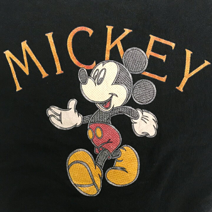 楽天市場 ディズニー ミッキー キャラクタースウェット ブラック Disney Mickey 黒 トレーナー キャラスウェ 古着 中古 Wv2101 2399 Wego Vintage Online Store